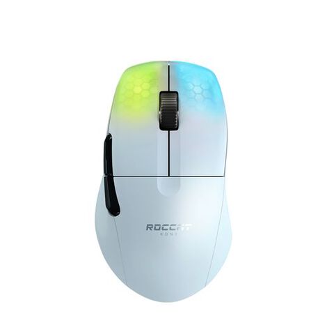 Souris Gaming Roccat Sans Fil Kone Pro Air Blanc Rgb